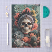 ソウルフルウォリアー先住民アメリカゴシックスカル 薄葉紙 (クラフト)