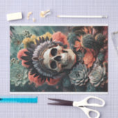 ソウルフルウォリアー先住民アメリカゴシックスカル 薄葉紙 (クラフト)