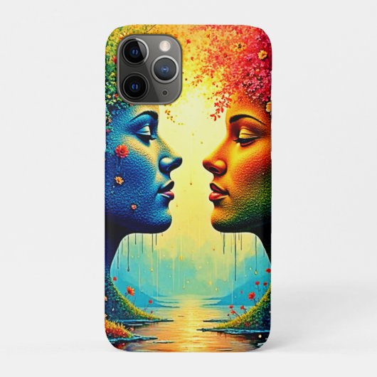 ソウルフル・レインボー・コネクション・デザイン Case-Mate iPhoneケース (裏)