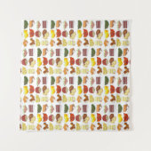 ソウルフードのお気に入りグルメサザンキュイジーアート タペストリー (正面(横))