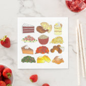 ソウルフードのお気に入りグルメサザンブルンチランチ スタンダードランチョンナプキン (インサイチュ)