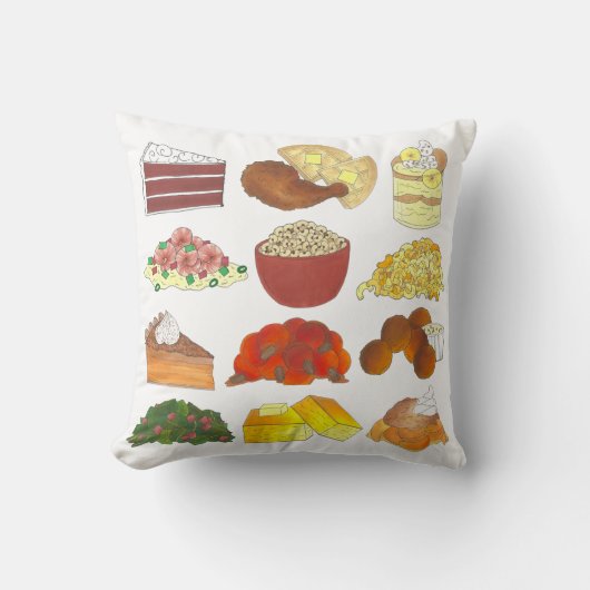 ソウルフードのお気に入りグルメ南料理 クッション (正面)