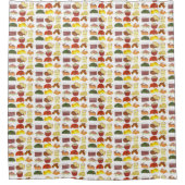 ソウルフードのお気に入りグルメ南料理 シャワーカーテン (正面)