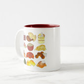 ソウルフードのお気に入りグルメ南料理 ツートーンマグカップ (正面左)