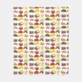 ソウルフードのお気に入りグルメ南料理 フリースブランケット (正面)