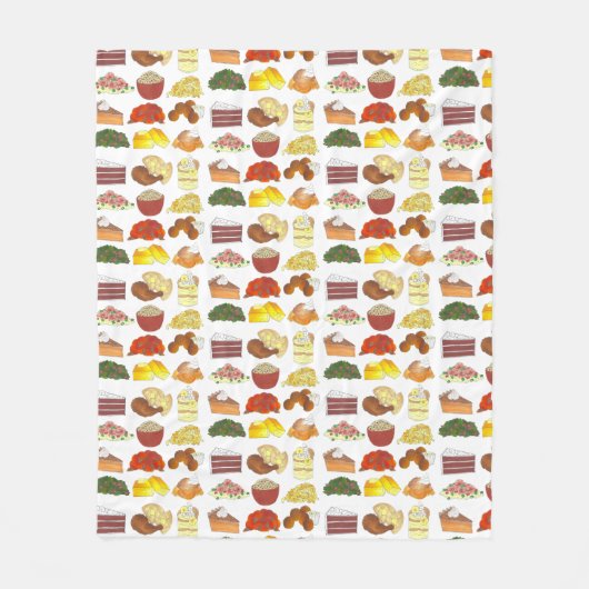 ソウルフードのお気に入りグルメ南料理 フリースブランケット (正面)