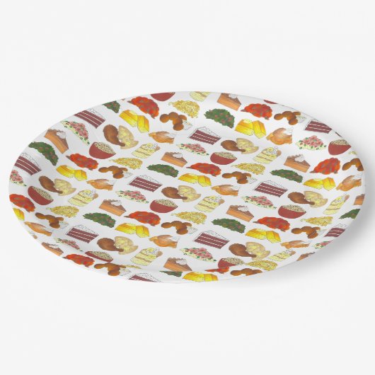 ソウルフードのお気に入りグルメ南料理 ペーパープレート (アングル)