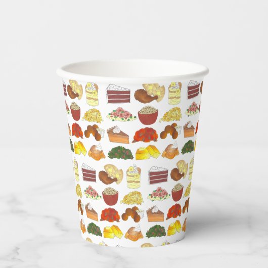ソウルフードのお気に入りグルメ南料理 紙コップ (正面)