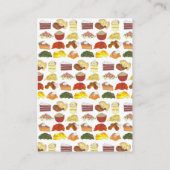 ソウルフードサザンキュイジーネージーケーターレストランシェフ 名刺 (裏面)