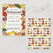 ソウルフードサザンキュイジーネージーケーターレストランシェフ 名刺 (正面/裏面)