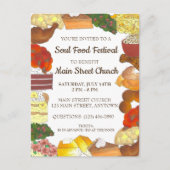 ソウルフードフェスティバルイベントサザンキュイジーヌ料理 インビテーションポストカード (正面)