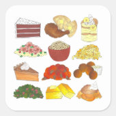 ソウルフードフェスティバルイベントサザンキュイジーヌ料理 スクエアシール (正面)