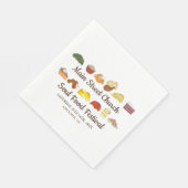 ソウルフードフェスティバルイベントサザンキュイジーヌ料理 スタンダードランチョンナプキン (角)