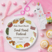 ソウルフードフェスティバルイベントサザンキュイジーヌ料理 ペーパープレート (パーティー)