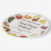 ソウルフードフェスティバルイベントサザンキュイジーヌ料理 ペーパープレート (アングル)