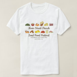 ソウルフードフェスティバルイベントサザンキュイジーヌ料理 Tシャツ