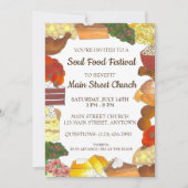 ソウルフードフェスティバルイベント 南部料理 招待状 (正面)