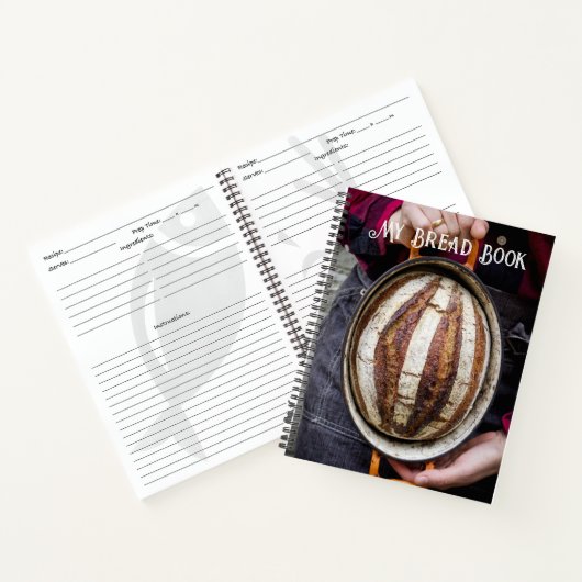 ソウルフードブレッドローフ、レシピブック ノートブック (内部)