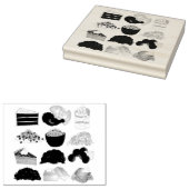 ソウルフードレストランサザンキュイジーヌ料理 ラバースタンプ (押印)