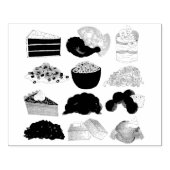 ソウルフードレストランサザンキュイジーヌ料理 ラバースタンプ (インプリント)