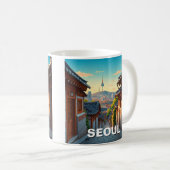 ソウルブッチョンサウスコリアサンセット コーヒーマグカップ (正面右)