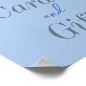 ソウルブルーシャンパーニュフローラブライダルシャワー ポスター (角)