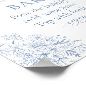 ソウルブルーブライダルシャワーミモザバー ポスター (角)