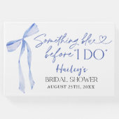 ソウルブルーボウブライダルシャワーブランチ ゲストブック (正面)