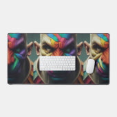 ソウルマカラフルスク デスクマット (キーボード&マウス)