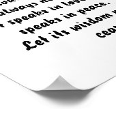 ソウルミニ感動的詩の囁き ポスター (角)