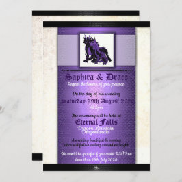 ソウルメイズドラゴン結婚式招待状 招待状