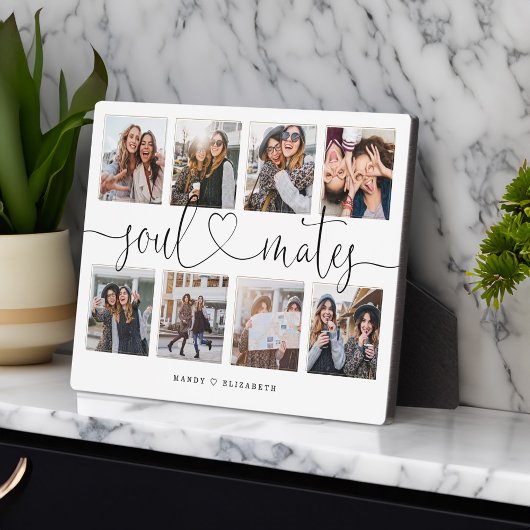 ソウルメイツの写真コラージュの脚本贈呈 フォトプラーク