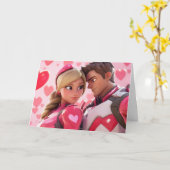 ソウルメイトがバレンタインのカードを見つけた カード (黄色い花)