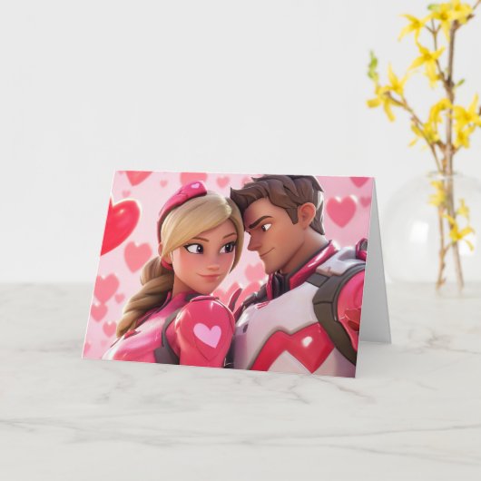 ソウルメイトがバレンタインのカードを見つけた カード (黄色い花)