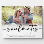 ソウルメイトことわざのスクリプトフォト フォトプラーク (正面)