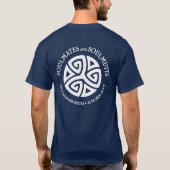 ソウルメイトとソウルムツ(シリーズと作家) Tシャツ (裏面)