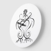 ソウルメイトのユニオン時計 ラージ壁時計 (傾斜)