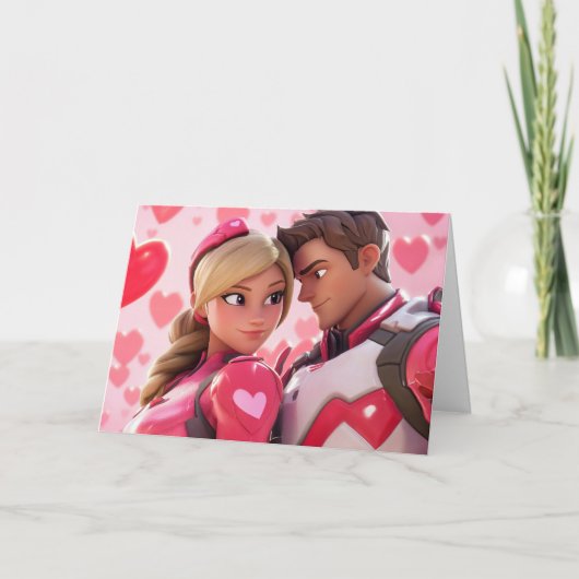 ソウルメイトを見つけた バレンタインカード カード (正面)