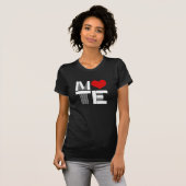 ソウルメイトハート右 - ホワイト -.png tシャツ (正面フル)