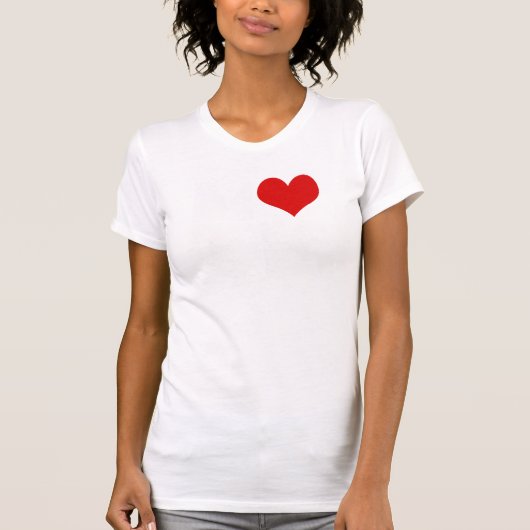 ソウルメイトハート右 - ホワイト -.png tシャツ (正面)