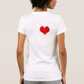 ソウルメイトハート右 - ホワイト -.png tシャツ (裏面)