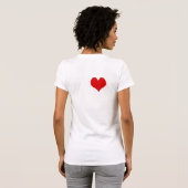 ソウルメイトハート右 - ホワイト -.png tシャツ (裏面フル)