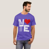 ソウルメイトハート右 - ホワイト -.png tシャツ (正面フル)