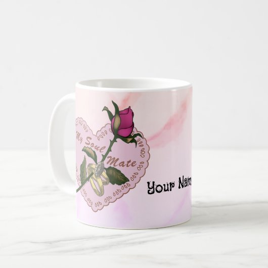 ソウルメイトバラカスタムマグ コーヒーマグカップ (正面左)
