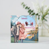 ソウルメイトローブバーズカップルロマンチックな引用文バレンタイン (スタンド正面)