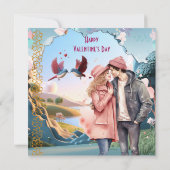 ソウルメイトローブバーズカップルロマンチックな引用文バレンタイン (裏面)