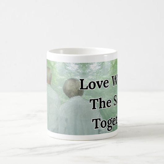 ソウルメイト永遠：マグカップは思慮深い贈り物である。 コーヒーマグカップ (中央)