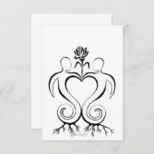 ソウルメイト結合招待状 セーブザデート (正面/裏面)