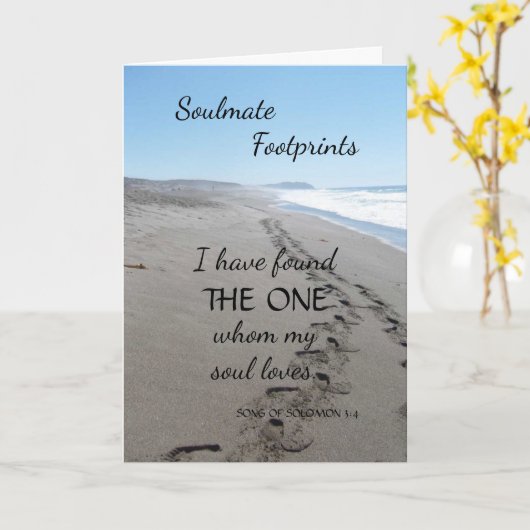 ソウルメイト記念日が1枚のカードを見つけた カード (黄色い花)