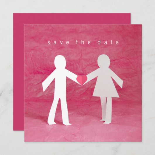 ソウルメイト - 結婚式の日程お知らせ セーブザデート (正面/裏面)